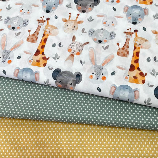 Poplin Carinhas de Animais