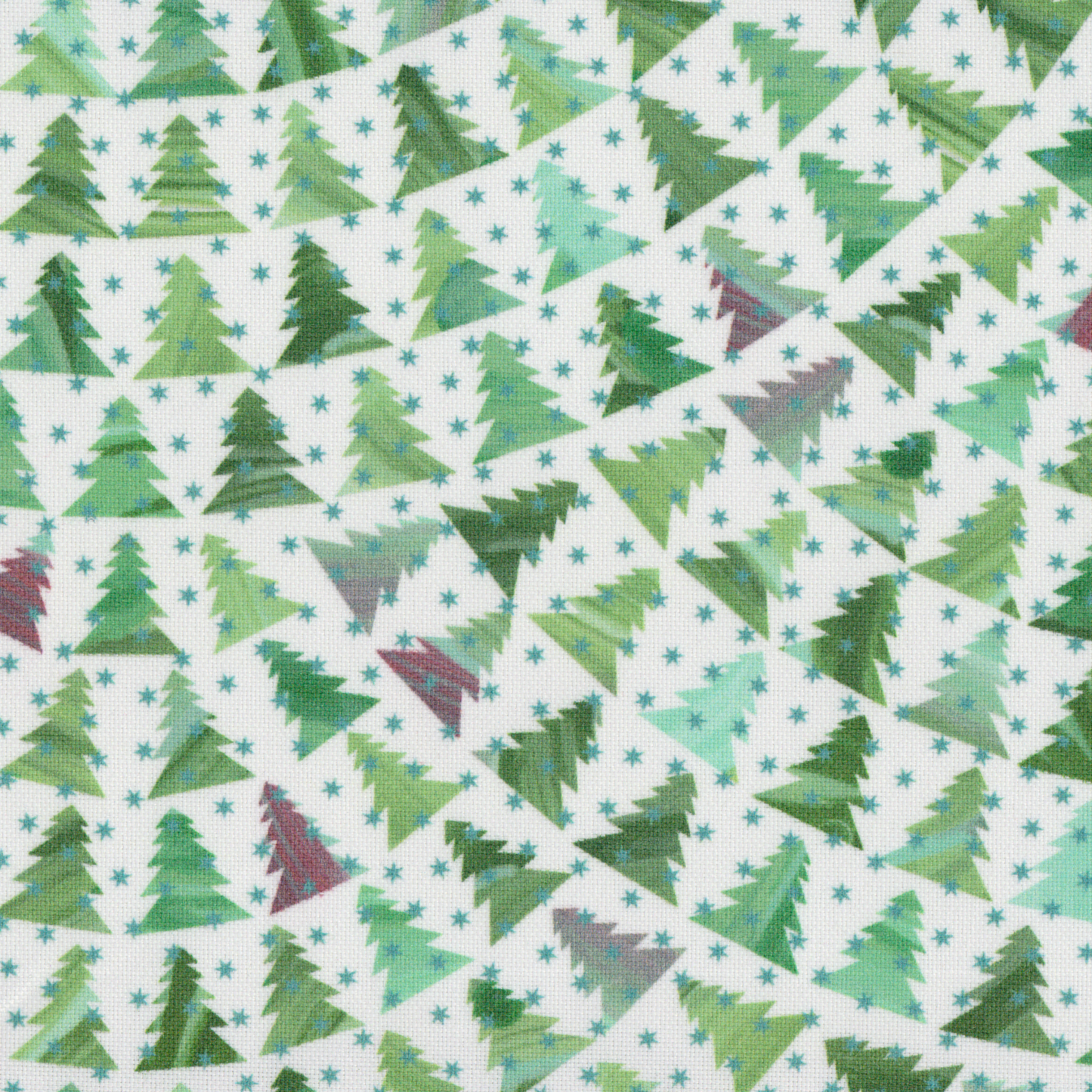 Tecido Anti-Nódoas Árvores Natal