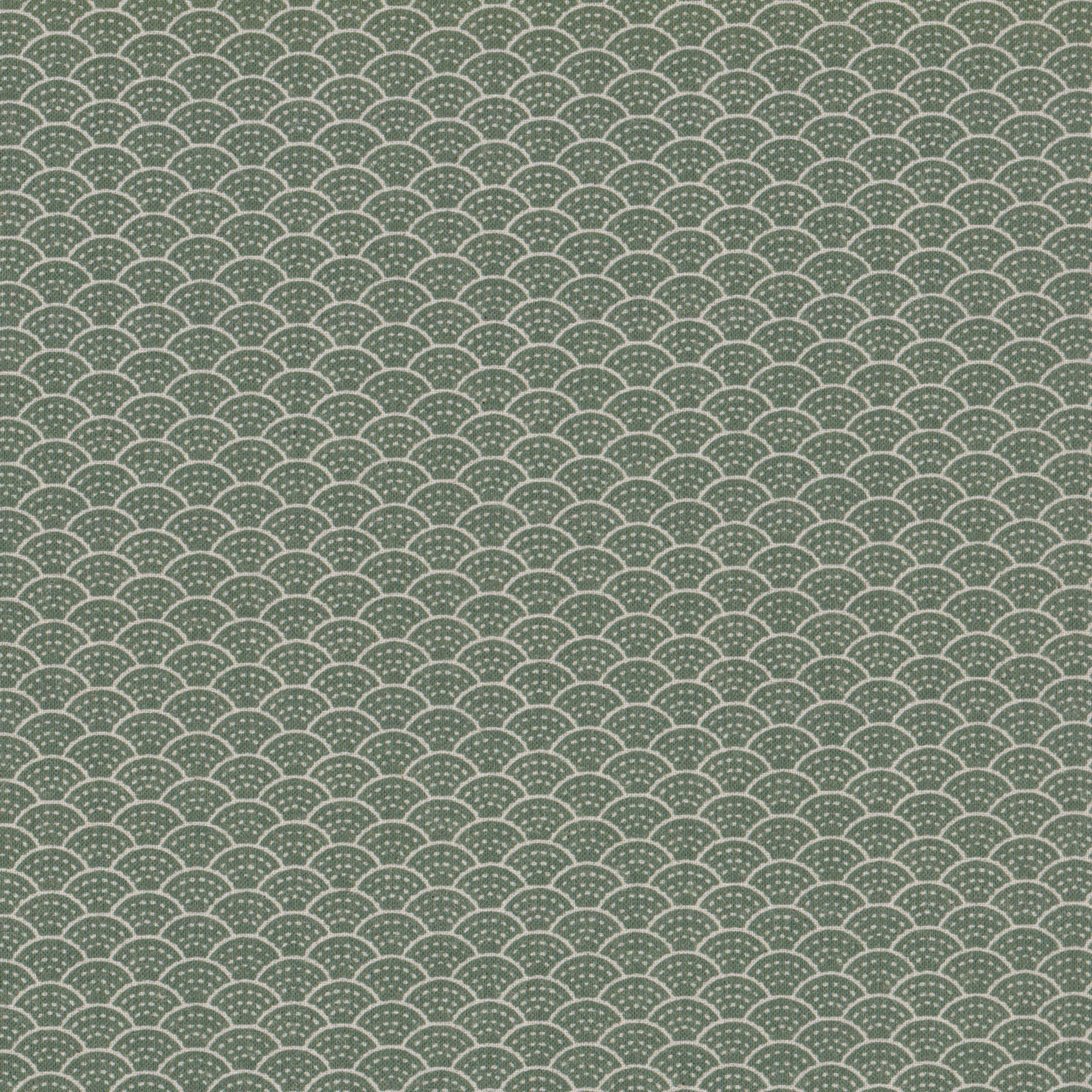 Poplin Verde com Ondulado Cru