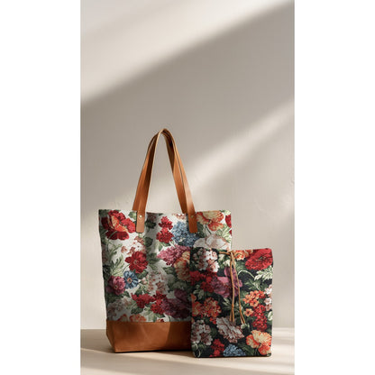 Gobelin Flores Bege