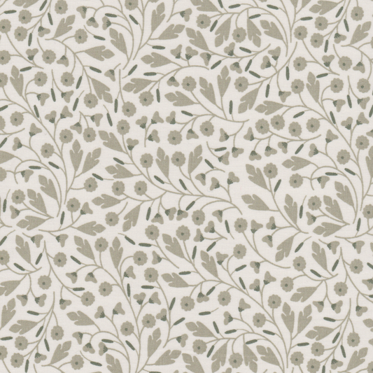 Poplin Folhas Verde