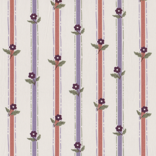 Poplin Riscas com Flores