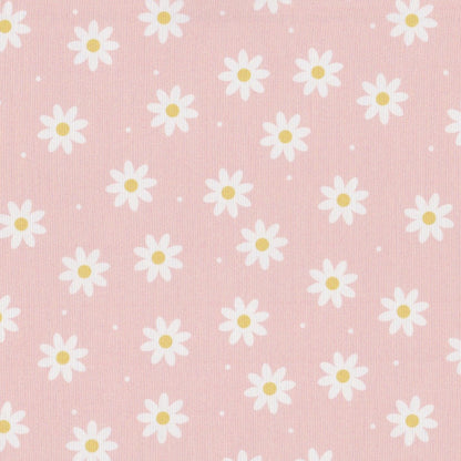 Poplin Margaridas Rosa