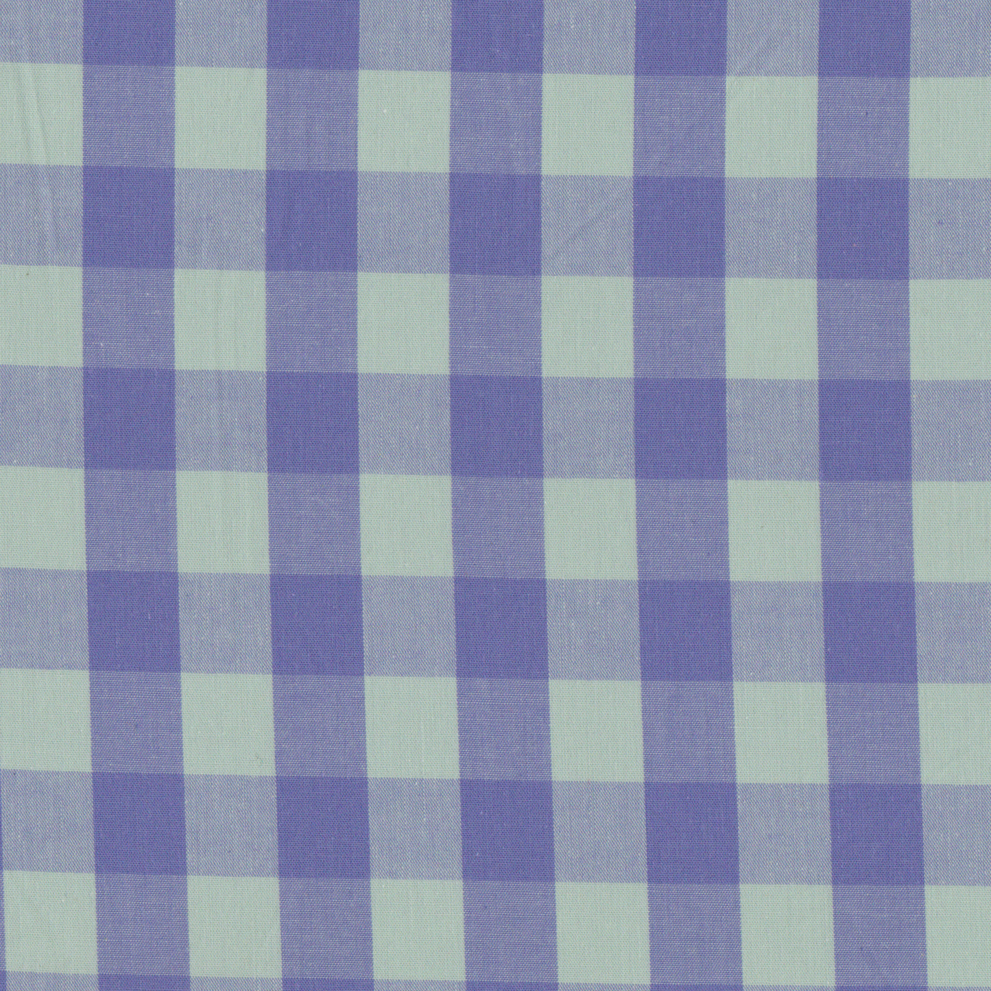 Poplin Vichy Azul e Menta