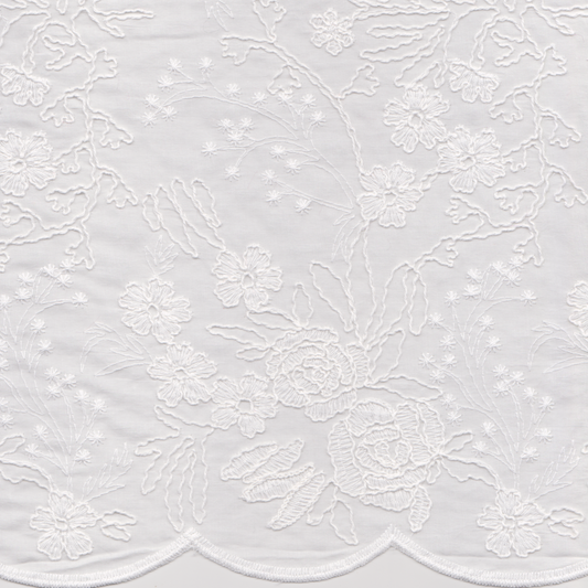 Voile Bordado Flores