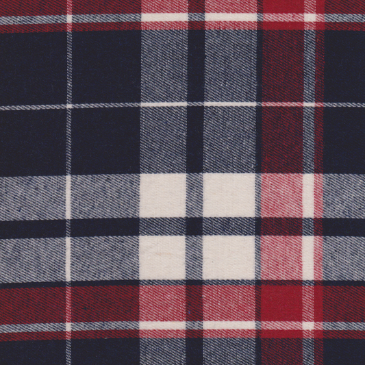 Tartan Azul e Vermelho