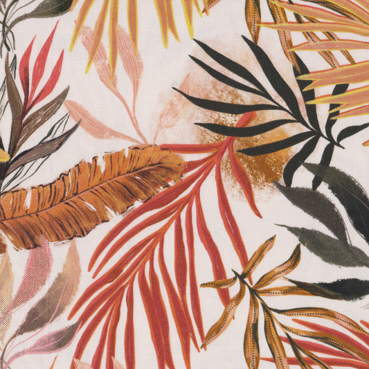Canvas Folhas Laranja