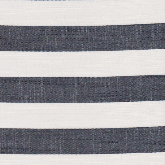 Viscose Riscas Azul Marinho