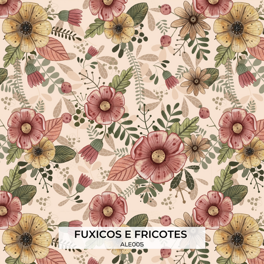 Poplin Floral Grande Alegria