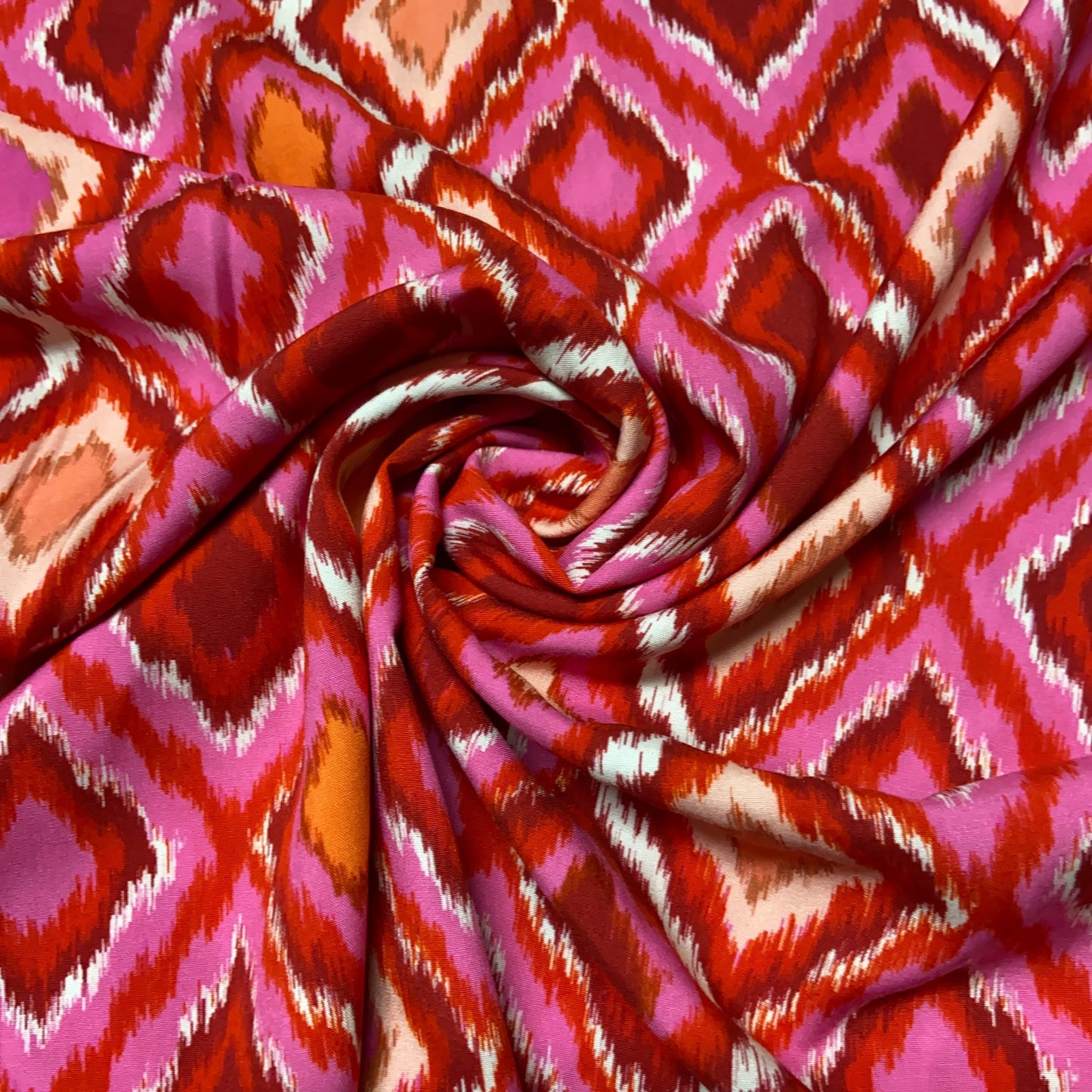 Viscose Abstrato Rosa