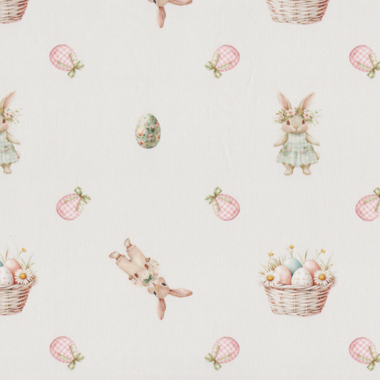 Poplin Coelhos e Cestas