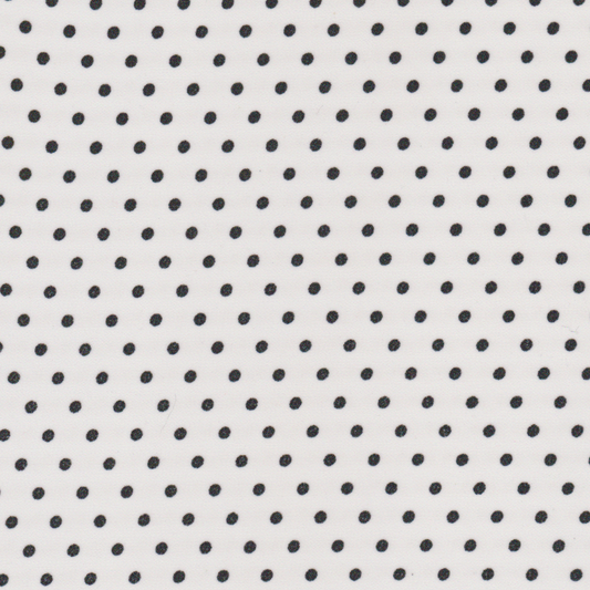 chiffon Branco Pintas Preto