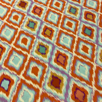 Viscose Abstrato Laranja