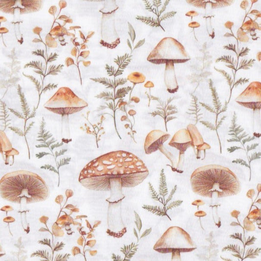 Poplin Cogumelos Beges