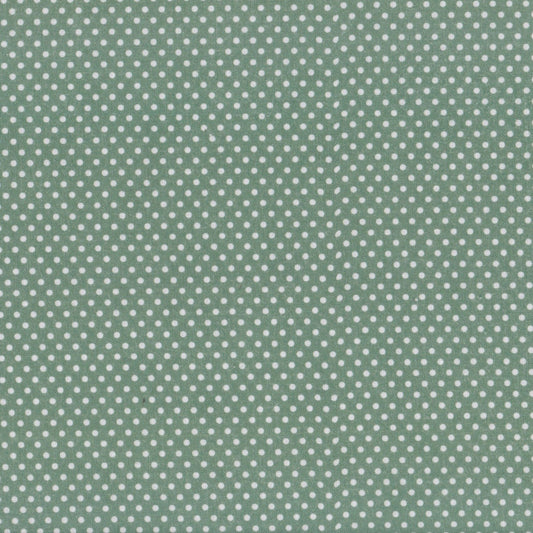 Poplin Bolinhas Verde