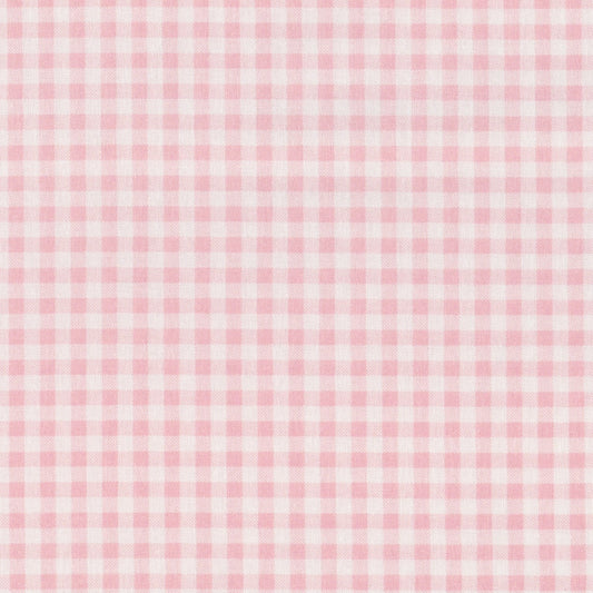 Poplin Xadrez Médio Rosa