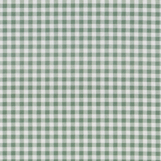 Poplin Xadrez Médio Verde