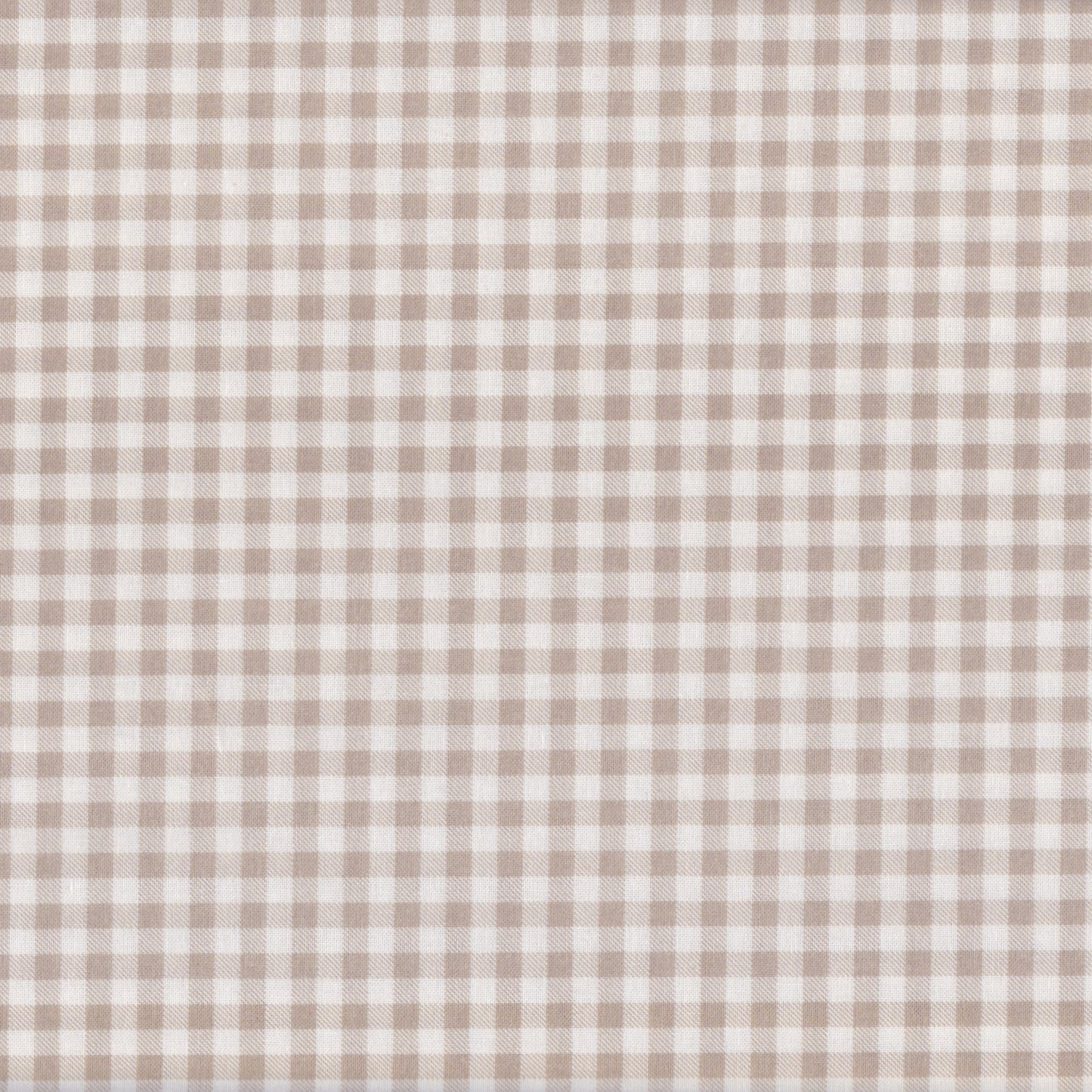 Poplin Xadrez Médio Bege