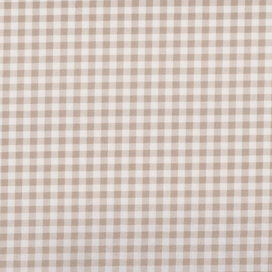 Poplin Quadrados Bege