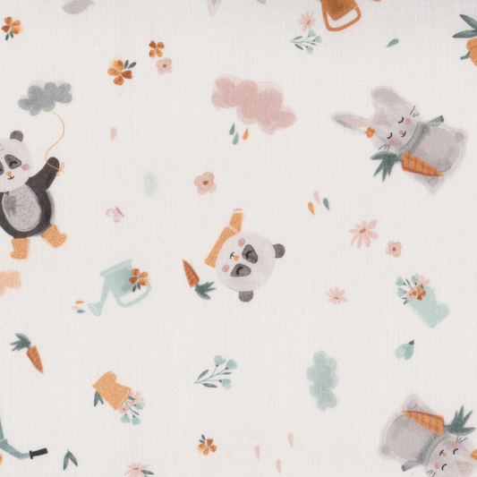 Poplin Pandas e Coelhos