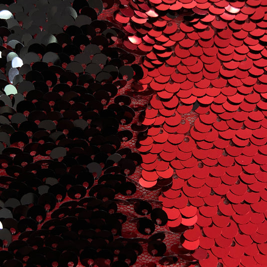 Lantejoulas Vermelho/Preto