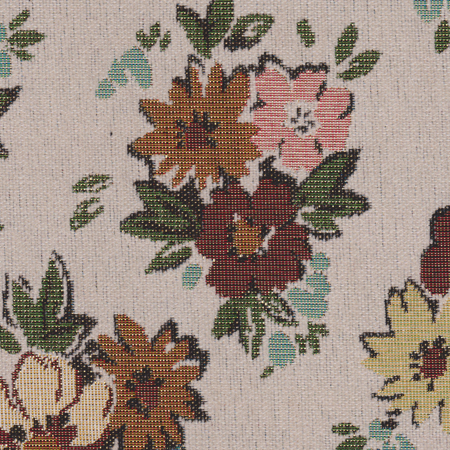 Gobelin Flores Lurex