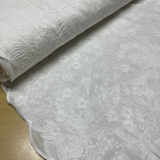 Voile Bordado Flores