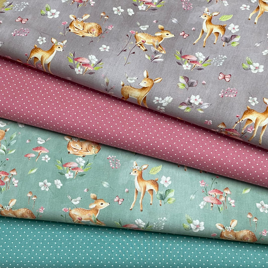 Poplin Bambis Esverdeado