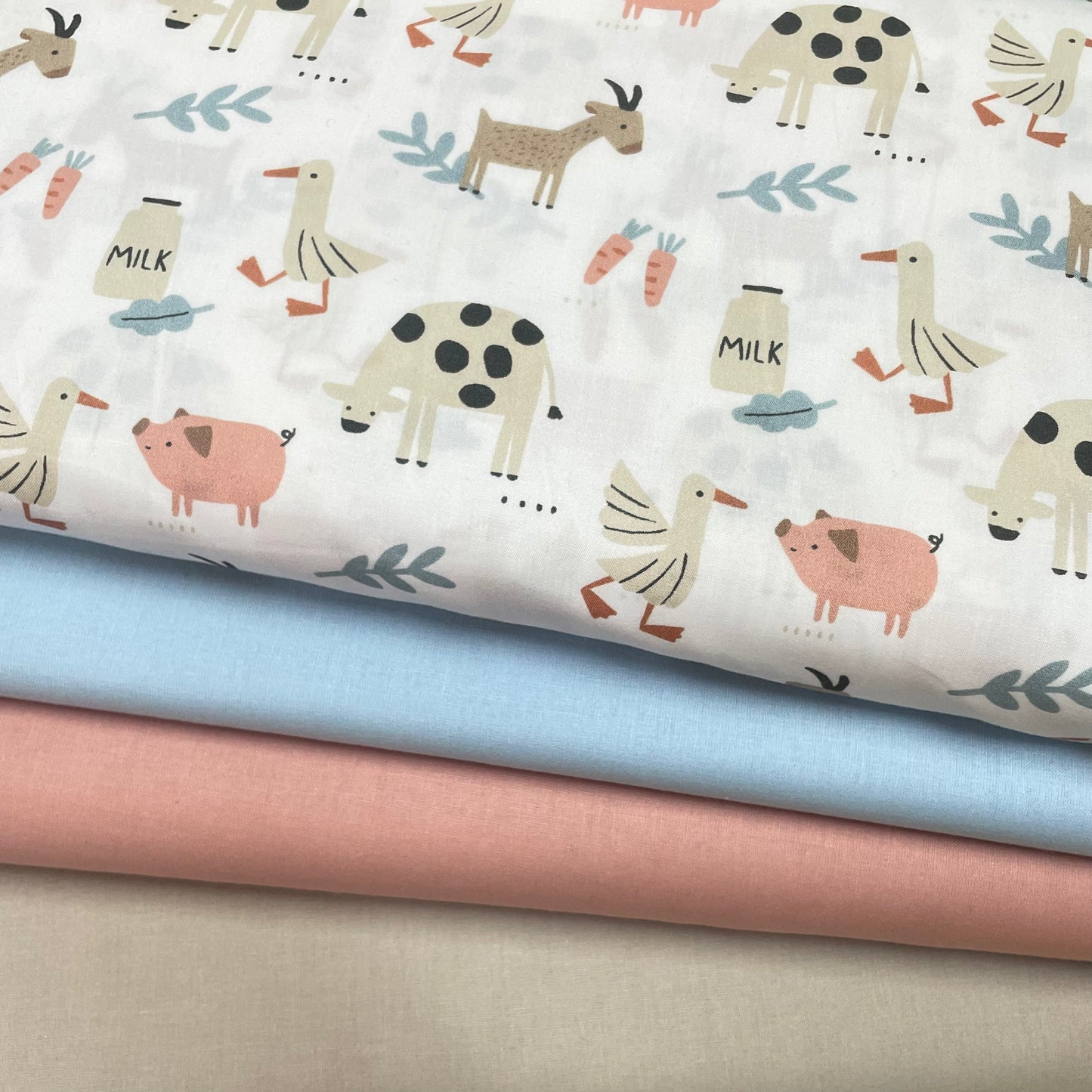 Poplin Animais da Quinta