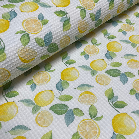 Waffle Estampado Limões