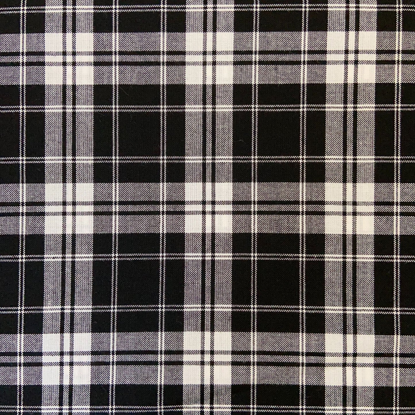 Tartan Preto e Branco