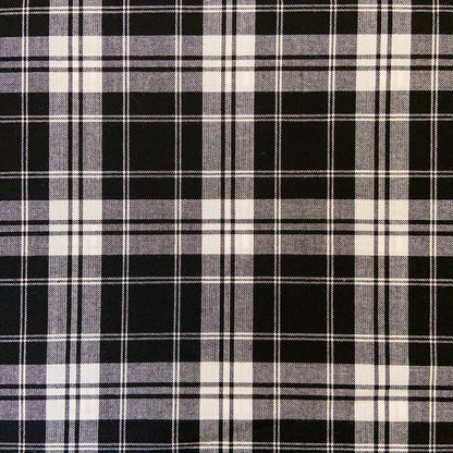 Tartan Preto e Branco