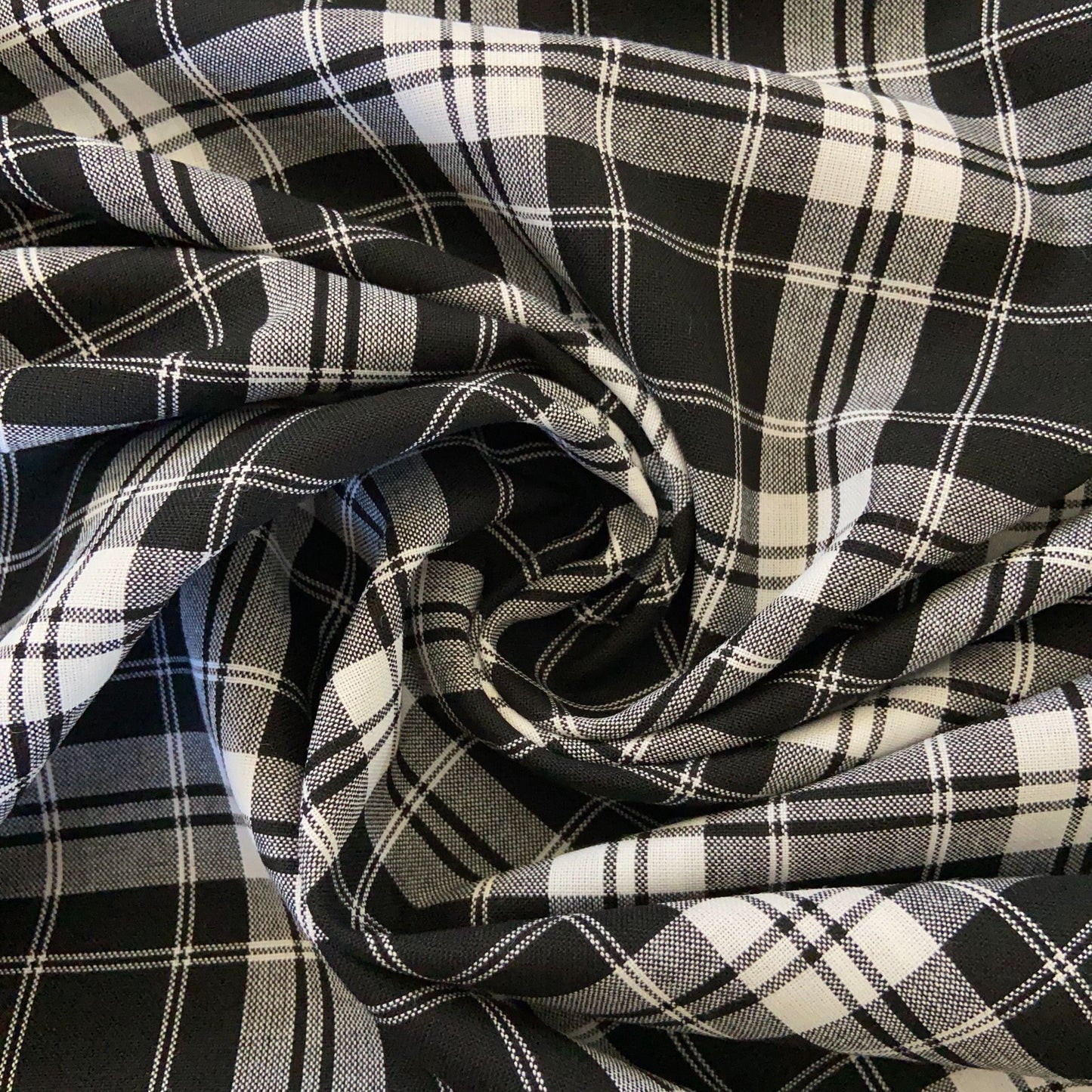 Tartan Preto e Branco