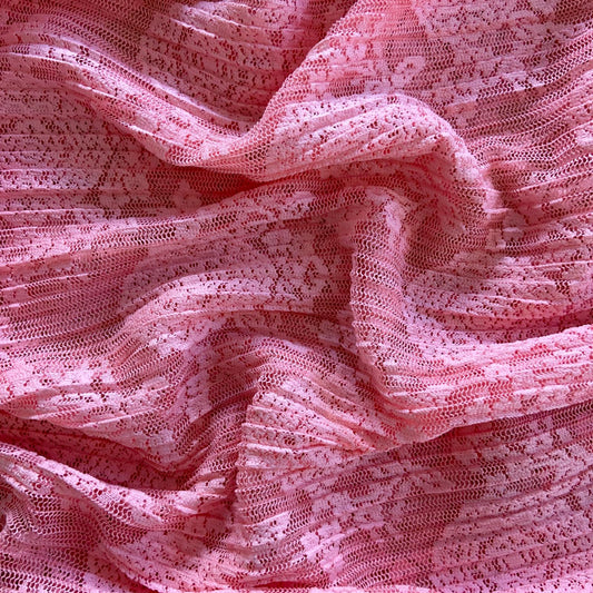 Renda Plissada Coral