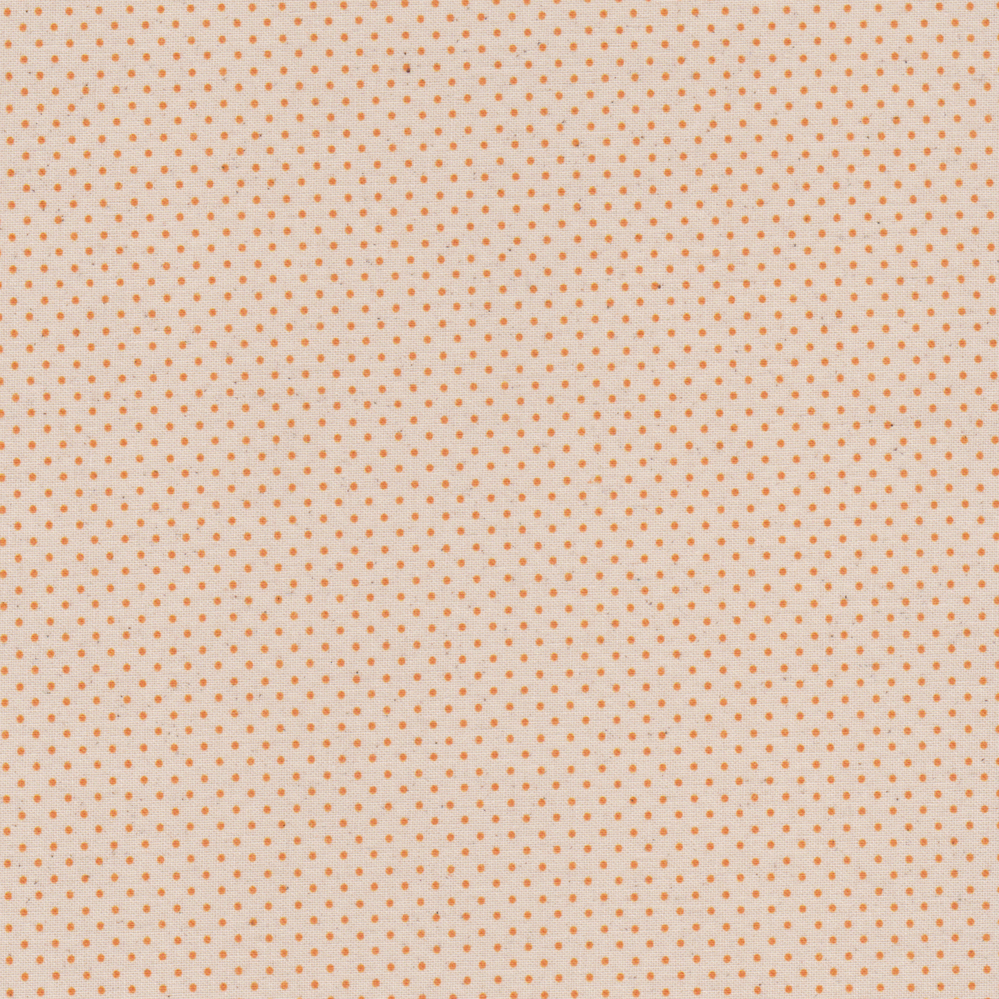 Poplin Cru com Pintas Laranja