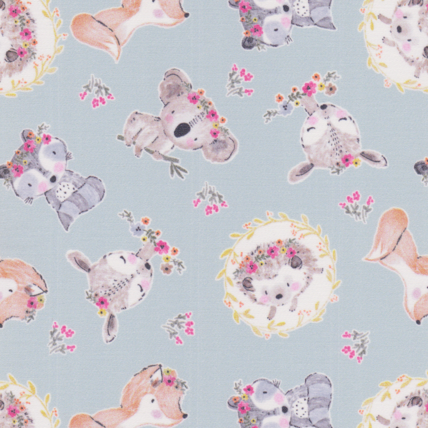 Poplin Bonecos Floral