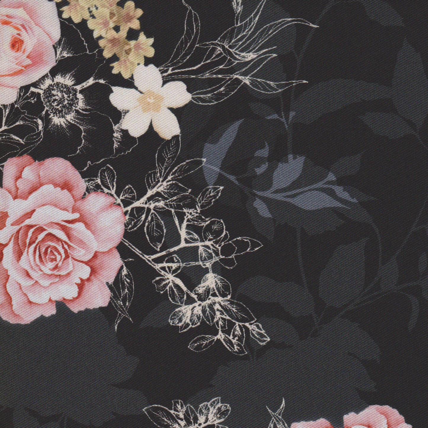 Mikado Floral Preto