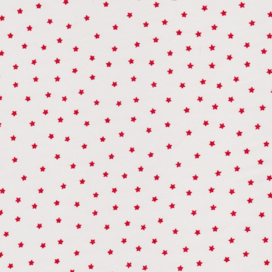 Crepe Estrelas Vermelhas