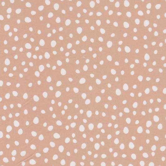 Poplin Pintas Assimétricas Salmão