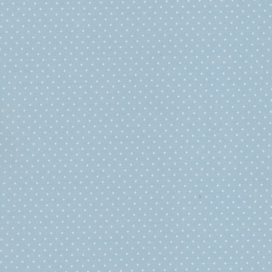 Poplin Petit Dots Azul Bebé