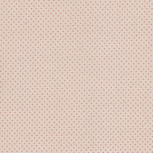 Poplin Cru Pintas Rosa