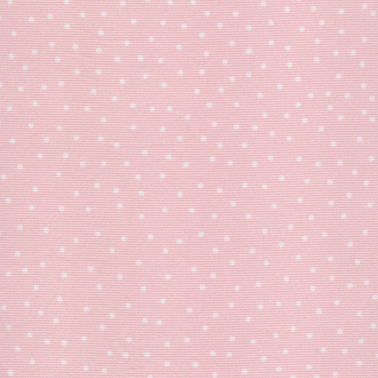 Fustão Rosa com Pintinhas Assimétricas Branca