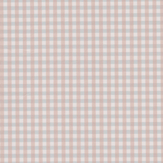 Poplin Xadrez Rosa e Azul