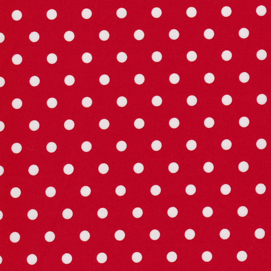 Poplin Dots Vermelho