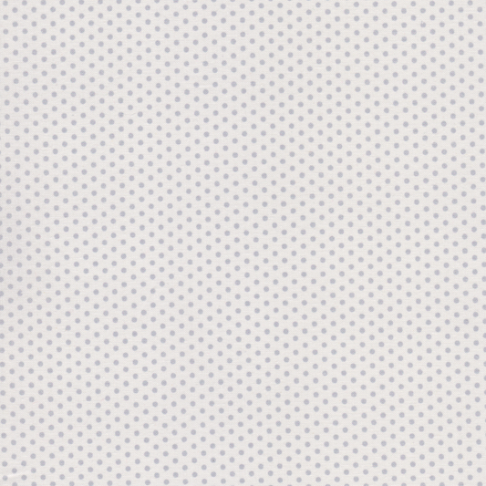 Poplin Pintinhas Cinza com Branco