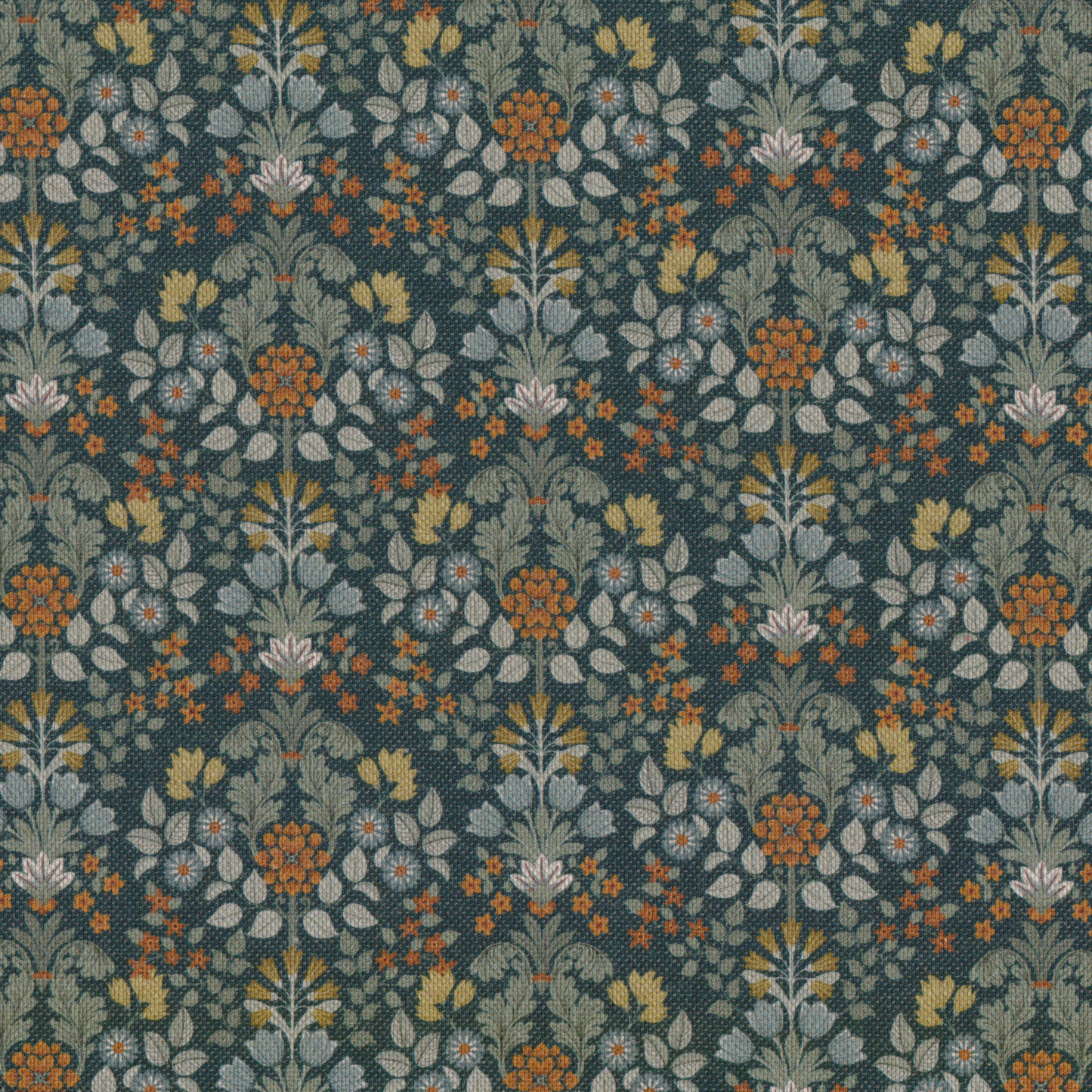 Linho Alentejano Floral Verde