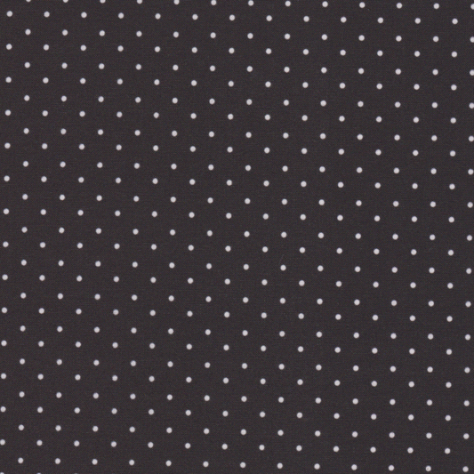 Poplin Petit Dots Pretas