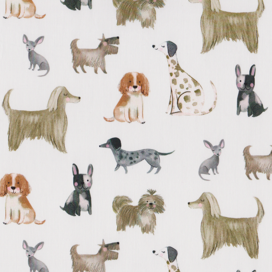 Poplin Digital Cães