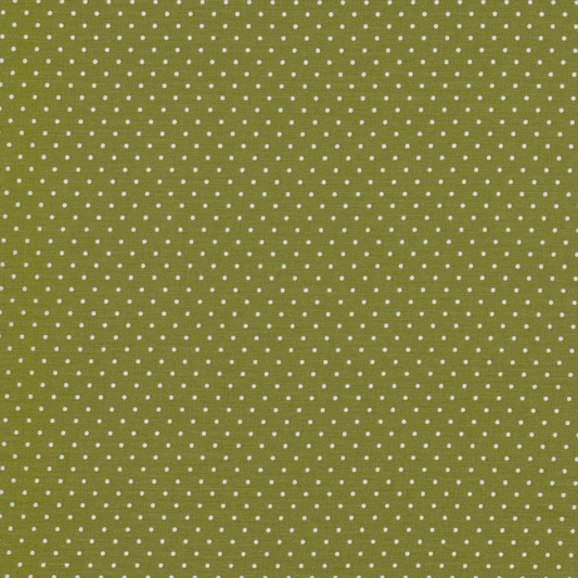 Poplin Petit Dots Verde Seco