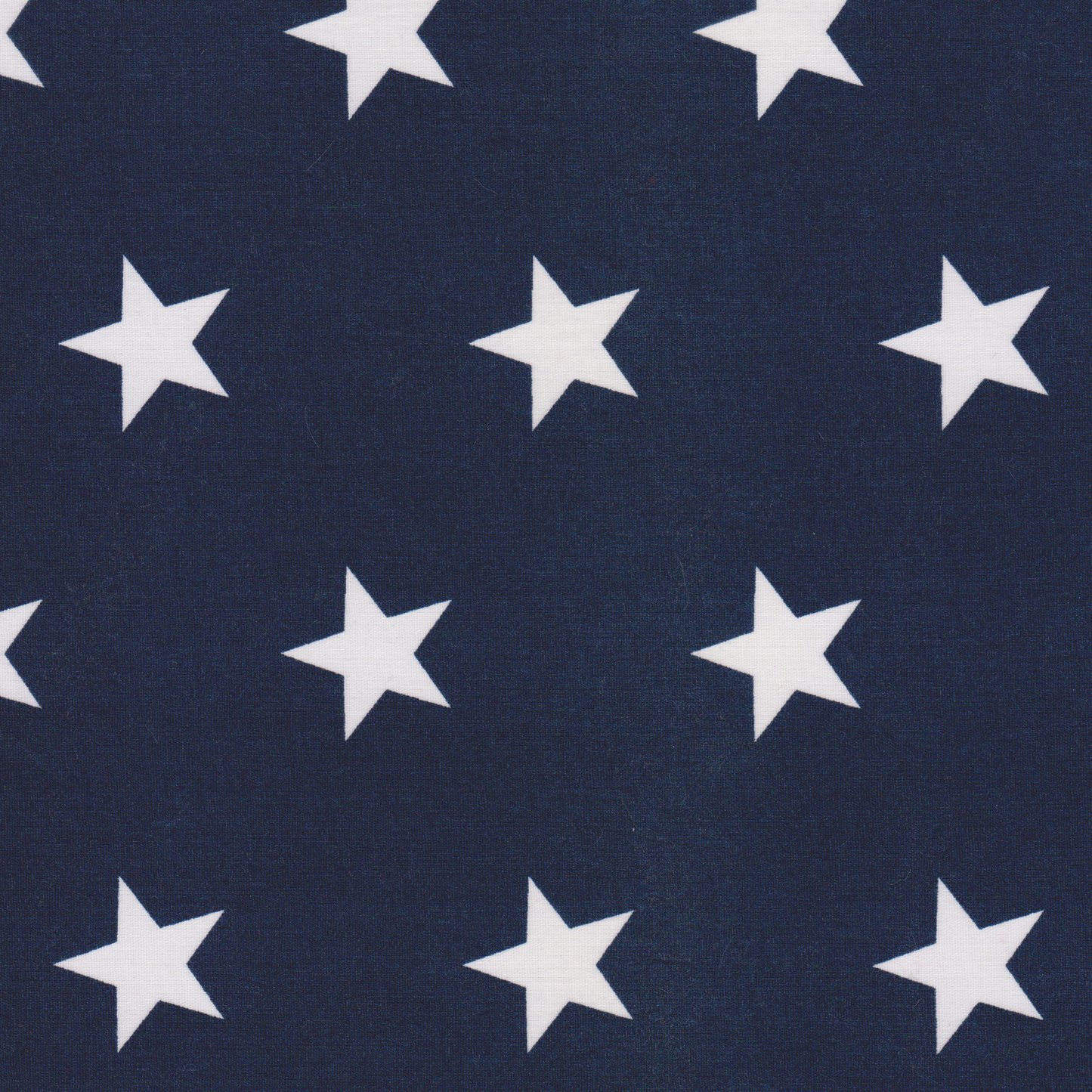 Poplin Estrelas Grandes Azul Marinho